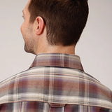 Roper 1229 Cider Plaid (Brown) - Men's Western Shirt