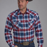 Roper 2205 Flannel (Red) - Men's Western Shirt