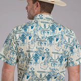 Roper 2348 Tropical Resort (Tan) - Men's Short Sleeve Shirt