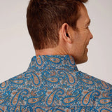 Roper 1130 Amarillo Paisley (Multi) - Men's Short Sleeve Shirt