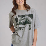 Roper 2343 Desert Blocks (Grey) - Women's T-Shirt