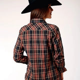 Roper 1853 Arrow Dobby (Brown) - Women's Western Shirt