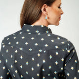 Roper 1897 Aztec Print (Black) - Women's Western Shirt