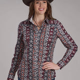 Roper 2178 Winter Aztec (Black) - Women's Western Shirt