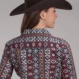 Roper 2178 Winter Aztec (Black) - Women's Western Shirt