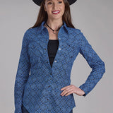 Roper 2251 Sapphire Ornamental (Blue) - Women's Western Shirt