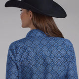 Roper 2251 Sapphire Ornamental (Blue) - Women's Western Shirt