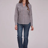 Roper 2501 Medallion Foulard (Grey) - Women's Western Shirt