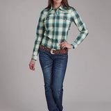 Roper 2245 Taos Plaid (Blue) - Women's Western Shirt