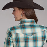 Roper 2245 Taos Plaid (Blue) - Women's Western Shirt