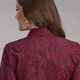 Roper 2241 Sangria Paisley (Burgundy) - Women's Western Shirt