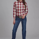 Roper 2160 '57 Chevy Plaid (Red) - Women's Western Shirt