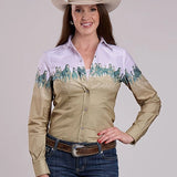 Roper 2927 Run Wild (Brown) - Women's Western Shirt