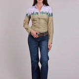 Roper 2927 Run Wild (Brown) - Women's Western Shirt