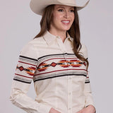 Roper 2845 Aztec Border (Brown) - Women's Western Shirt