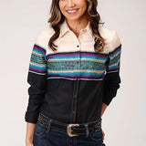 Roper 1296 Serape Border (Black) - Women's Western Shirt