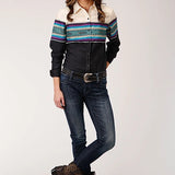 Roper 1296 Serape Border (Black) - Women's Western Shirt