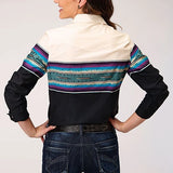 Roper 1296 Serape Border (Black) - Women's Western Shirt