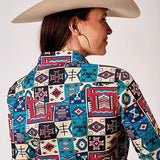 Roper 1909 Vintage Patchwork Print (Multi) - Women's Western Shirt