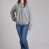 Roper 2362 Jersey Knit (Grey) - Women's Western Blouse