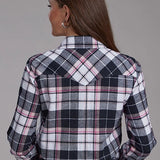 Roper 2206 Unlined Flannel (Black) - Women's Western Shirt