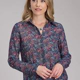 Roper 2136 Gem Floral (Multi) - Women's Western Blouse