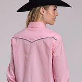 Roper 2862 Solid Arrows (Pink) - Women's Western Blouse
