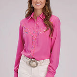 Roper 2531 Solid (Pink) - Women's Western Shirt