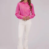 Roper 2531 Solid (Pink) - Women's Western Shirt