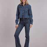 Roper 3200 Snap Denim (Blue) - Women's Western Shirt