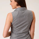 Roper 1460 Diamond Star Geo (Grey) - Women's Sleeveless Shirt