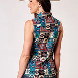 Roper 1909 Vintage Patchwork (Multi) - Women's Sleeveless Shirt