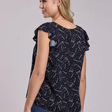 Roper 2857 Constellation Print (Black) - Women's Sleeveless Shirt