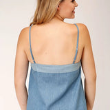 Roper 1619 Denim (Blue) - Women's Tank Top