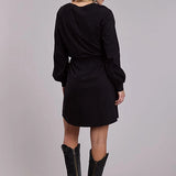 Roper 3104 Raglan Sleeve (Black) - Women's Knit Dress