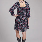 Roper 2225 Riders Printed (Black) - Women's Dress