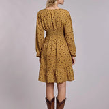Roper 3189 Horses and Arrows (Honey) - Women's V-Neck Dress