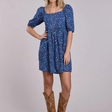 Roper 2856 Aztec Diamonds (Blue) - Women's Dress