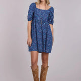 Roper 2856 Aztec Diamonds (Blue) - Women's Dress