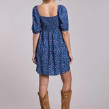 Roper 2856 Aztec Diamonds (Blue) - Women's Dress