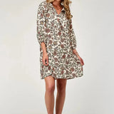 Roper Vintage Floral (White) - Women's Dress - Hatcountry