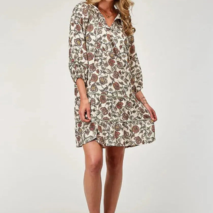 Roper Vintage Floral (White) - Women's Dress - Hatcountry