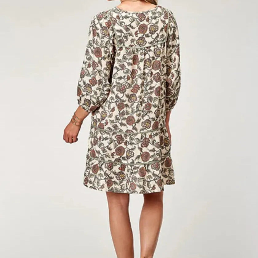 Roper Vintage Floral (White) - Women's Dress - Hatcountry