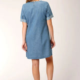 Roper 1619 Denim (Blue) - Women's Dress