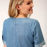 Roper 1619 Denim (Blue) - Women's Dress