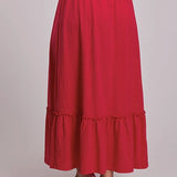 Roper 2989 Midi Length (Red) - Women's Skirt
