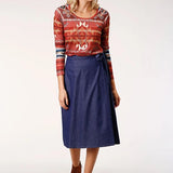 Roper 1283 5.5 Oz Indigo Denim (Blue) - Women's Skirt