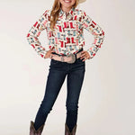 Roper Five Star (Boot Print) - Girl's Western Snap Shirt - Hatcountry