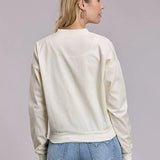 Roper 3199 Rose Knit (Cream) - Women's Bomber Jacket