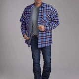 Roper 2205 Flannel (Blue) - Men's Shirt Jacket